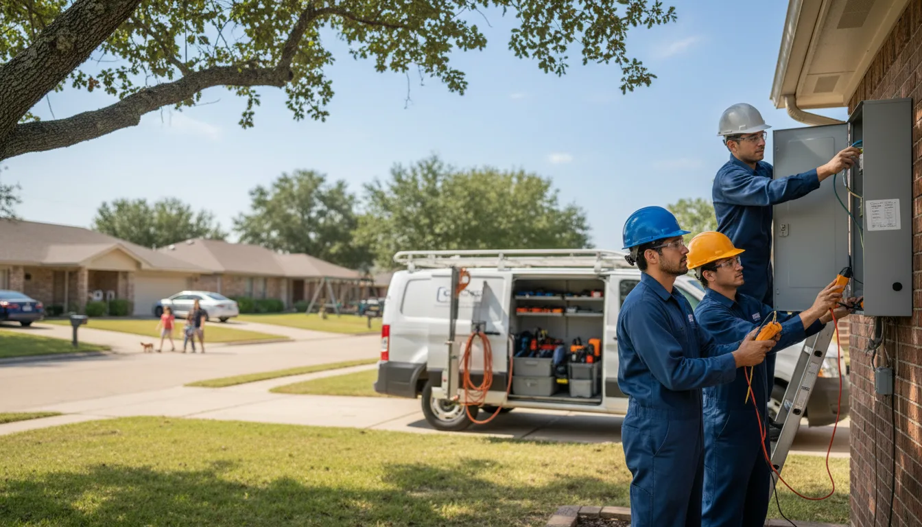 Certified electrician providing emergency electrical services in Wyoming, MN
